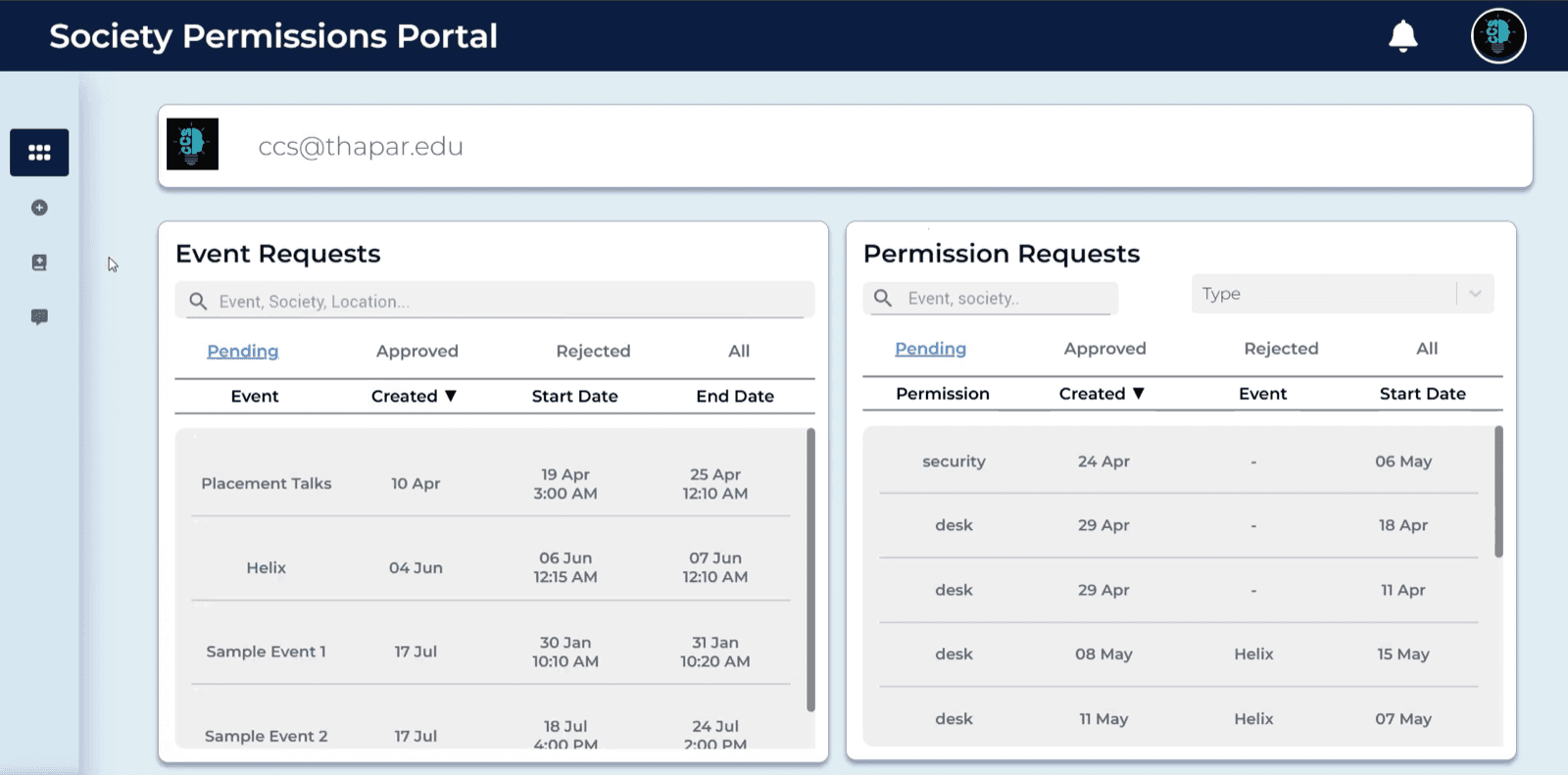 Society Permissions, Campus approvals platform
